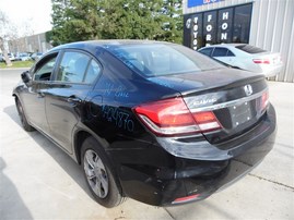 2014 Honda Civic Lx Black Sedan 1.8L AT #A24870